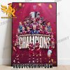 Congrats West Ham United Winner UEFA Europa Conference League Champions Official Poster Canvas