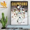 Congratulations Cricket Australia World Test Champions 2023 Poster Canvas