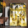 Congratulations Vegas Golden Knights Champs 2023 Stanley Cup Champions Poster Canvas