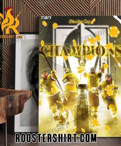 Congratulations Vegas Golden Knights Champs 2023 Stanley Cup Champions Poster Canvas