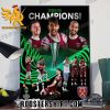 Congratulations West Ham United Champions UEFA Europa Conference League 2023 Poster Canvas