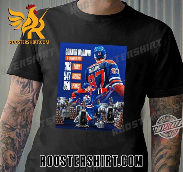 Connor McDavid Career Stats T-Shirt Gift For Fans