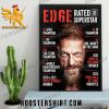 Edge Rated Superstar Poster Canvas Gift For WWE Fans