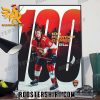 Eric Staal 100 Playoff Games Stanley Cup Florida Panthers Poster Canvas