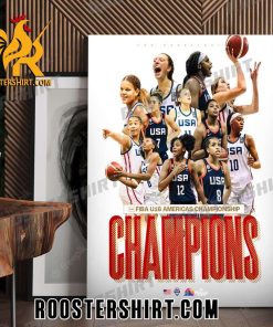 Fiba U16 Americas Womens Champions 2023 Poster Canvas