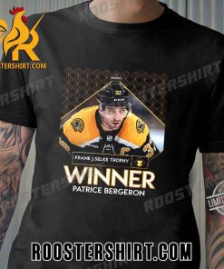 Frank J Selke Trophy Winner Patrice Bergeron T-Shirt
