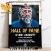 Hall Of Fame Henrik Lundqvist Class Of 2023 Inductee Poster Canvas