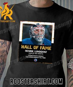 Hall Of Fame Henrik Lundqvist Class Of 2023 Inductee T-Shirt