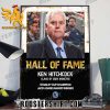 Hall Of Fame Ken Hitchcock Class Of 2023 Inductee Poster Canvas