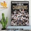 Hershey Bears 2023 Calder Cup Champions Poster Canvas