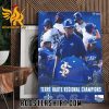 Indiana State Baseball Champions 2023 Poster Canvas
