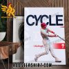 JT Realmuto Philadelphia Phillies player to hit for the cycle since 2004 Poster Canvas