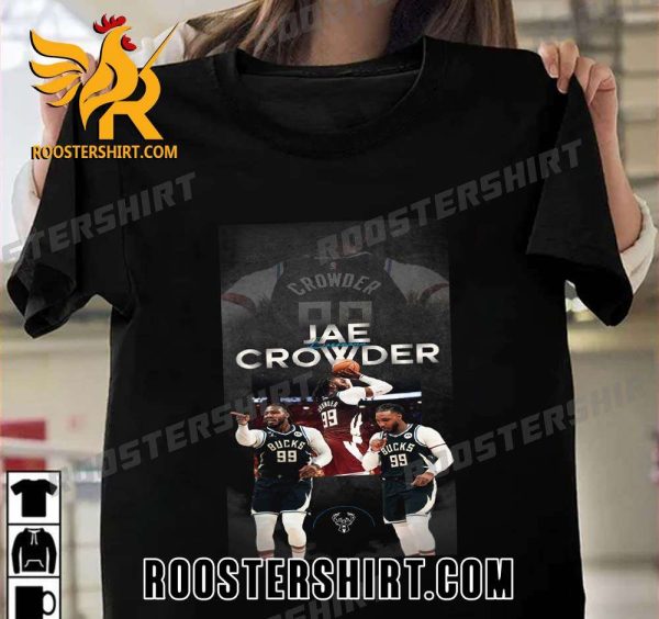 Jae Crowder Signature Milwaukee Bucks NBA New Design T-Shirt