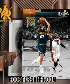 Jamal Murray Highlight in Miami Heat vs Denver Nuggets Poster Canvas