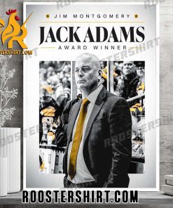 Jim Montgomery Jack Adams Award Winner Boston Bruins Poster Canvas