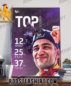 Jorge Martin TOP Scorer Of The German GP Poster Canvas