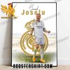 Joselu Back Real Madrid CF Signature Poster Canvas