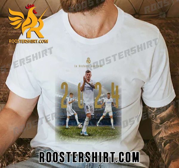 La Historia Continua 2024 Toni Kroos Real Madrid CF T-Shirt