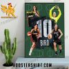 Legend Of The Game Sue Bird’s jersey is in the Seattle Storm’s rafters forever Poster Canvas