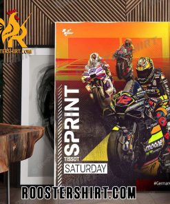 Let’s Sprint at the Sachsenring German GP Poster Canvas