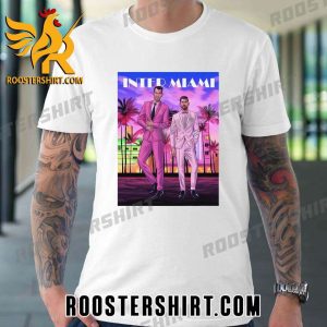 Maxime Busi And Lionel Messi Inter Miami T-Shirt