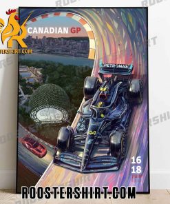 Mercedes-AMG PETRONAS F1 Team Canadian GP Poster Canvas
