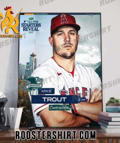 Mike Trout All Star Game Poster Canvas