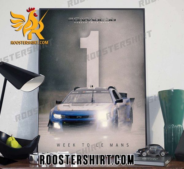 Nascar To Le Mans Garage 56 Poster Canvas