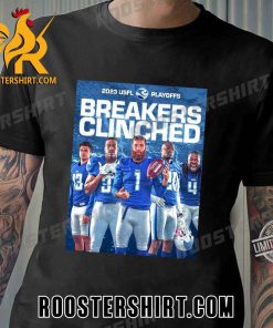 New Orleans Breakers Clinched 2023 USFL Playoffs T-Shirt