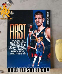 Nikola Jokic makes history on the road to his first NBA Championship Poster Canvas