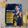 Nikola Jokic’s updated resume Poster Canvas Gift For Fans
