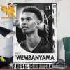 No 1 Pick NBA Draft The San Antonio Spurs Select Victor Wembanyama Poster Canvas