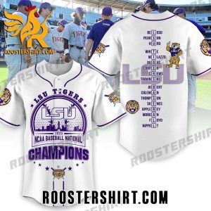 Official LSU Baseball Champions 2023 NCAA Baseball National MLB Jerseys