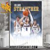 Pick 29 Julian Strawther NBA Draft Mile High Basketball Poster Canvas