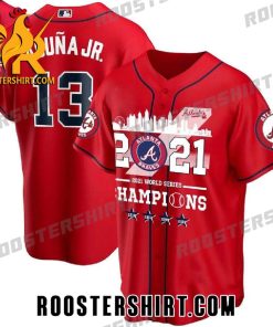 Quality 2021 World Series Champion Atlanta Braves Baseball Jersey Gift for MLB Fans