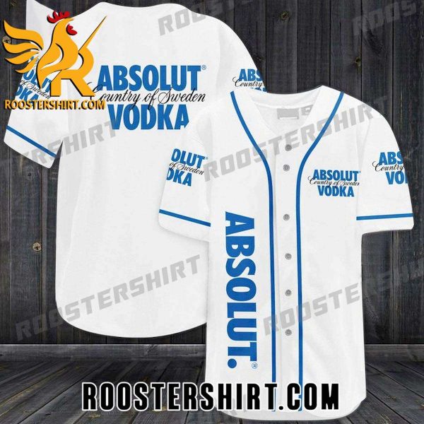 Quality Absolut Vodka Baseball Jersey Gift for MLB Fans