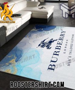 Quality Burberry logo area rug carpet living room rug floor mats keep warm in winter