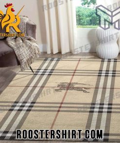 Quality Burberry luxury brand area rug carpet living room rug floor mats keep warm in winter