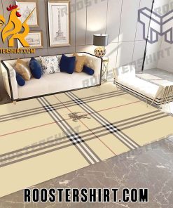 Quality Burberry luxury brand premium area rug carpet living room rug floor mats keep warm in winter