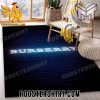 Quality Burberry luxury logo area rug carpet living room rug floor mats keep warm in winter