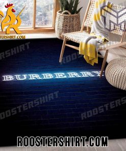 Quality Burberry luxury logo area rug carpet living room rug floor mats keep warm in winter