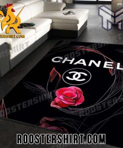 Quality Chanel area rug fashion brand rug christmas gift us decor
