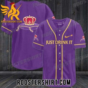 Quality Crown Royal Just Drink It Baseball Jersey Gift for MLB Fans