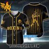 Quality Custom American Boxing Yellow Black Baseball Jersey Gift for MLB Fans