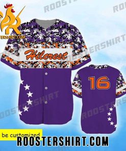 Quality Custom American Soldier Purple Camo Baseball Jersey Gift for MLB Fans