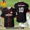 Quality Custom Cricket Black Baseball Jersey Gift for MLB Fans