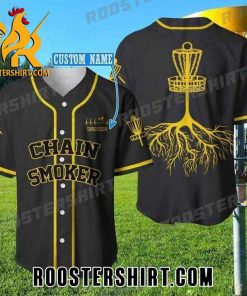 Quality Custom Disc Golf Chain Smoker Baseball Jersey Gift for MLB Fans
