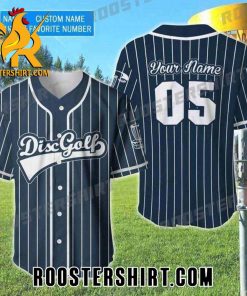 Quality Custom Disc Golf Stripes Baseball Jersey Gift for MLB Fans