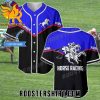 Quality Custom Horse Racing Black And Blue Baseball Jersey Gift for MLB Fans