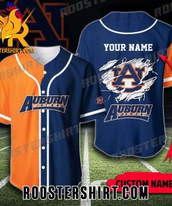 Quality Custom Name NCAA Auburn Tigers Baseball Jersey Gift for MLB Fans